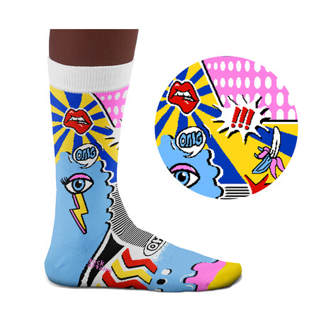 Pop Art Socks (Medium)