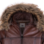 Diego Leather Jacket // Whiskey (2XL)