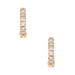 Fine Jewelry // 18K Yellow Gold Diamond Earrings I // New