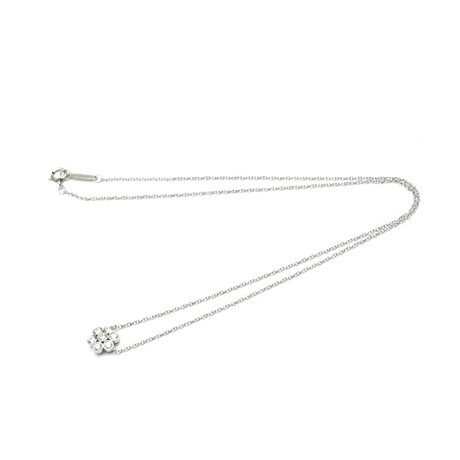 Tiffany & Co. // Platinum Garden Flower Necklace // 16.33" // Store Display