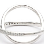 Mikimoto // 18k White Gold + Diamond Ring // Ring Size: 7.5 // Store Display