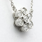 Tiffany & Co. // Platinum Garden Flower Necklace // 16.33" // Store Display