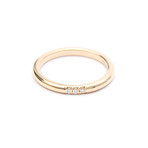 Tiffany & Co. // 18k Yellow Gold + Diamond Classic Ring // Ring Size: 5.5 // Store Display