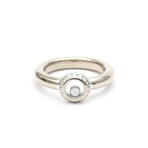 Chopard // 18k White Gold Happy Diamond Ring // Ring Size: 5 // Pre-Owned
