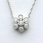 Tiffany & Co. // Platinum Garden Flower Necklace // 16.33" // Store Display