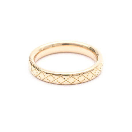Gucci // 18k Rose Gold Diamantissima Ring // Ring Size: 5 // Store Display