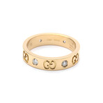 Gucci // 18k Rose Gold + Diamond Icon Ring // Ring Size: 5.5 // Store Display
