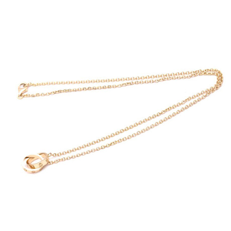 Cartier // 18k Rose Gold Love Necklace // 16.92" // Store Display