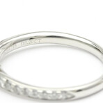 Tiffany & Co. // Platinum + Diamond Harmony Ring // Ring Size: 6 // Store Display