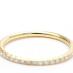 Tiffany & Co. // 18k Yellow Gold Metro Full Diamond Ring // Ring Size: 5 // Store Display