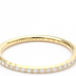 Tiffany & Co. // 18k Yellow Gold Metro Full Diamond Ring // Ring Size: 5 // Store Display