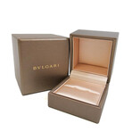Bulgari // 18k Rose Gold Double Logo Diamond Ring // Ring Size: 6 // Store Display