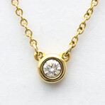 Tiffany & Co. // 18k Yellow Gold Diamonds By The Yard Diamond Necklace // 16.33" // Store Display