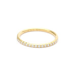Tiffany & Co. // 18k Yellow Gold Metro Full Diamond Ring // Ring Size: 5 // Store Display