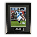 Lionel Messi // Argentina // World Cup Photograph + Framed Ver. 2