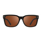 Men's Taylor Rectangle Sunglasses // Black // Store Display