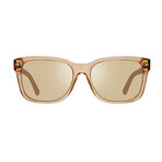 Men's Taylor Rectangle Sunglasses // Caramel + Champagne // Store Display