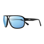 Men's Lifestyle Hank Aviator-style Sunglasses // Black + Blue Water // Store Display