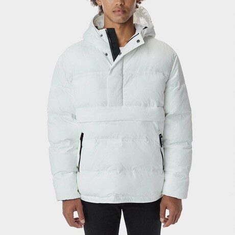 The Very Warm // Unisex Quilted Pullover // Off White (XS)