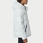 The Very Warm // Unisex Quilted Pullover // Off White (XS)