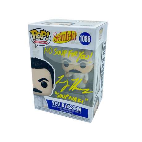 Larry Thomas (The Soup Nazi) Autographed "Seinfeld" Funko Pop! Figure