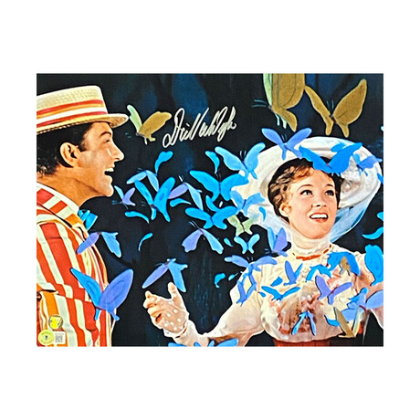 Dick Van Dyke Autographed Mary Poppins 11X14 Photo (Birds)