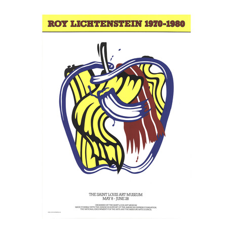 Roy Lichtenstein // Apple // 1981 Serigraph