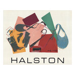 Andy Warhol // Halston Advertising Campaign Poster // 1982 Serigraph