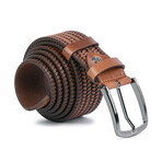 Asher Woven Belt // Tobacco (41.33"L)