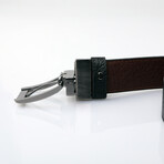 Noah Double Sided Belt // Brown + Black (41.33"L)