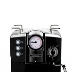 Lafeeca 19 Bar Espresso Coffee Machine + Milk Frother // Obsidian + Pitcher and Glass Combo