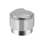 Espresso Tamper & Distributor Tool With Adjustable Depth // Silver (Silver // 51 MM)