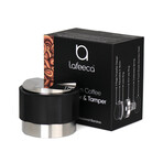 Espresso Tamper & Distributor Tool With Adjustable Depth // Black (Black // 51 MM)