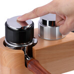 Espresso Tamper & Distributor Tool With Adjustable Depth // Black (Black // 51 MM)