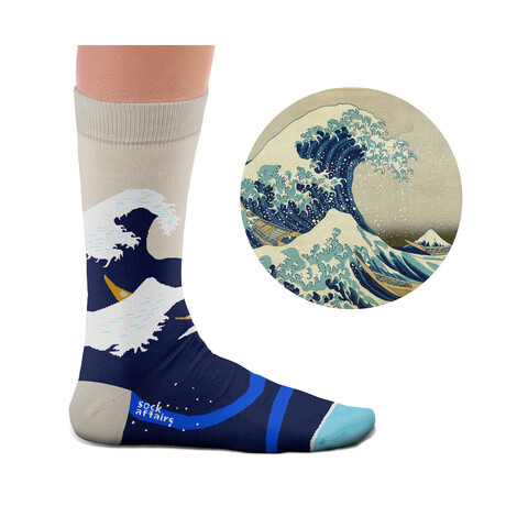 Great Wave Socks (Medium)