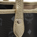 MCM // Visetos Striped Lion Shopper Bag