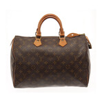 Louis Vuitton // Canvas Speedy 35 Satchel Bag