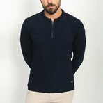 Felipe Knitwear Jumper // Dark Blue (M)