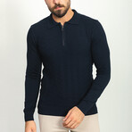 Felipe Knitwear Jumper // Dark Blue (M)