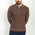 Devin Knitwear Jumper // Brown (S)
