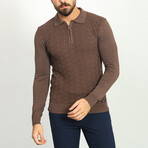 Devin Knitwear Jumper // Brown (S)