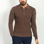 Devin Knitwear Jumper // Brown (S)