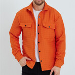 Harvey Plaid Lumberjack Shirt // Orange (L)