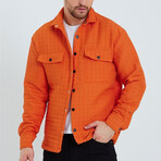 Harvey Plaid Lumberjack Shirt // Orange (L)