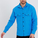 Charlie Plaid Lumberjack Shirt // Blue (XL)