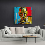 C3PO // Four (15"H x 15"W x 1.5"D)