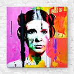 Princess Leia // Five (15"H x 15"W x 1.5"D)