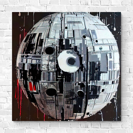 Death Star // One (15"H x 15"W x 1.5"D)