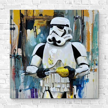 Storm Trooper // Two (15"H x 15"W x 1.5"D)