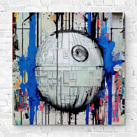 Death Star // Two (15"H x 15"W x 1.5"D)